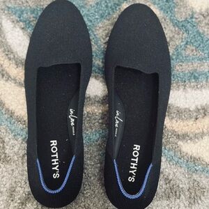 Rothy's Black Loafers size 10